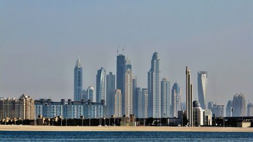 Dubai, Panorama, Dangoraižiai