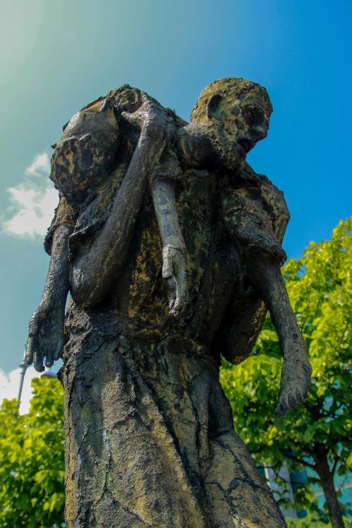 Dublin, Skulptūra, Statula, Holokaustas, Transporto Kūno Vaikas