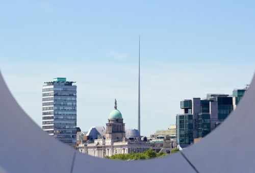 Dublin, Panorama, Airija, Architektūra, Miesto Panorama, Miestas, Europa, Pastatas, Šiuolaikiška, Kapitalas, Europietis, Miestas