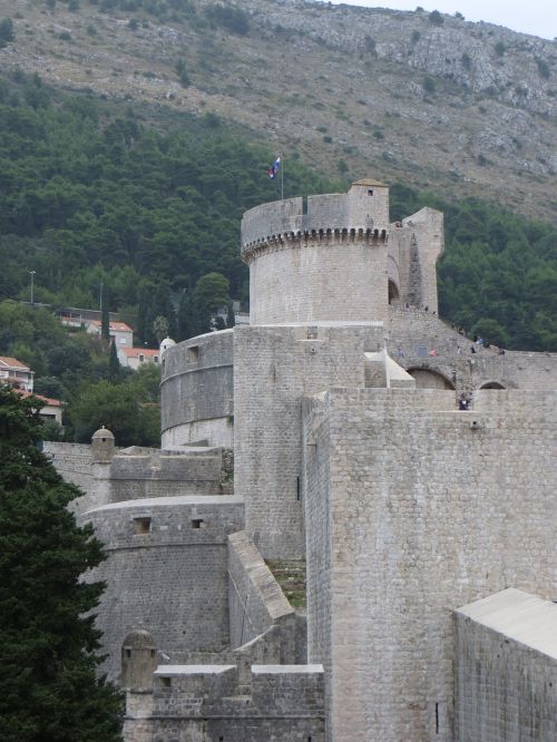 Dubrovnik, Kroatija, Sieninis Miestas