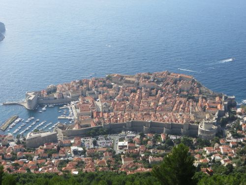 Dubrovnik, Kroatija, Sieninis Miestas
