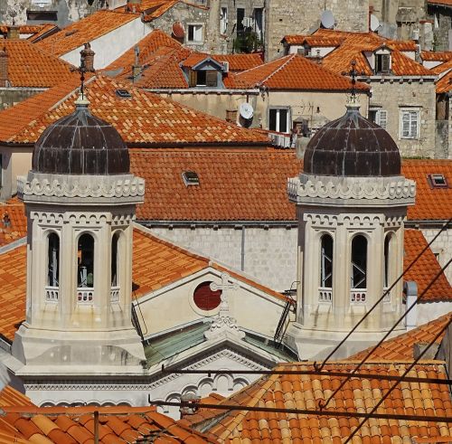 Dubrovnik, Kroatija, Stogai, Pora, Miestas, Europa, Istoriškai, Plytelės