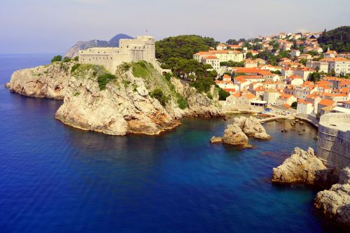 Dubrovnik, Jūra, Kroatija, Tvirtovė