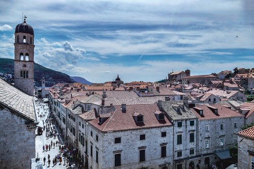 Dubrovnik Kroatija Vasaros Laiką,  Architektūra,  Metai,  Miestas,  Gotika,  Miestas,  Kelionė,  Bokštas