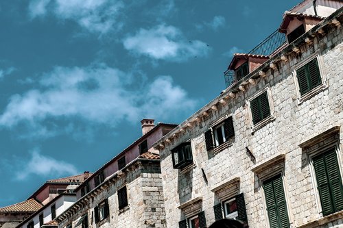 Dubrovnik Old Town Kroatija Metai,  Architektūra,  Kelionė,  Namas,  Statyba,  Dangus,  Lauke