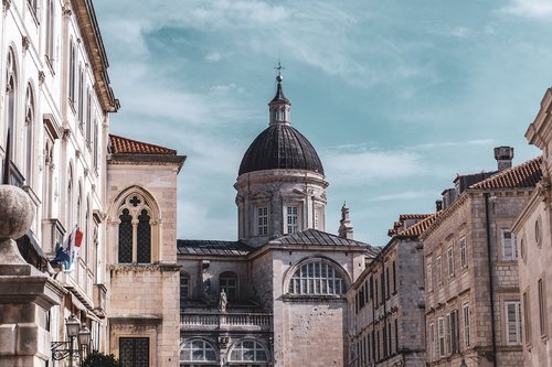 Dubrovnik Old Town Kroatijoje,  Architektūra,  Metai,  Miestas,  Kelionė,  Miestas,  Turizmas,  Dangus