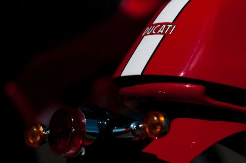 Ducati, Detalės, Raudona, Motociklas, Atgal Šviesa