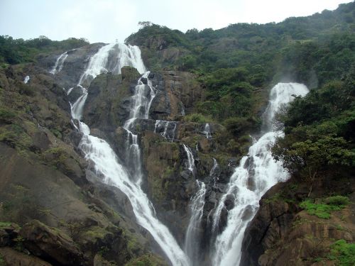 Dudhsagar, Krioklys, Dudh Sagar, Goa, Sahyadri, Vakarų Gatas, Indija