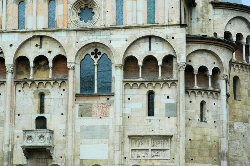Duomo Di Modena, Duomo, Katedra, Modena, Girlandina, Italy, Romano