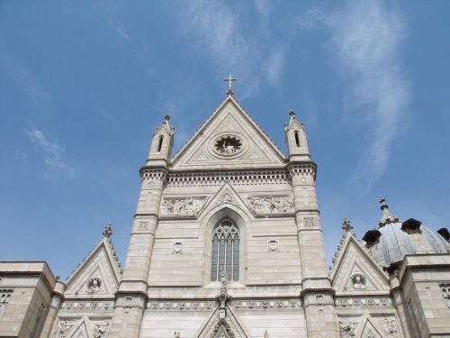 Duomo Di Napoli, Fasadas, Marmuras
