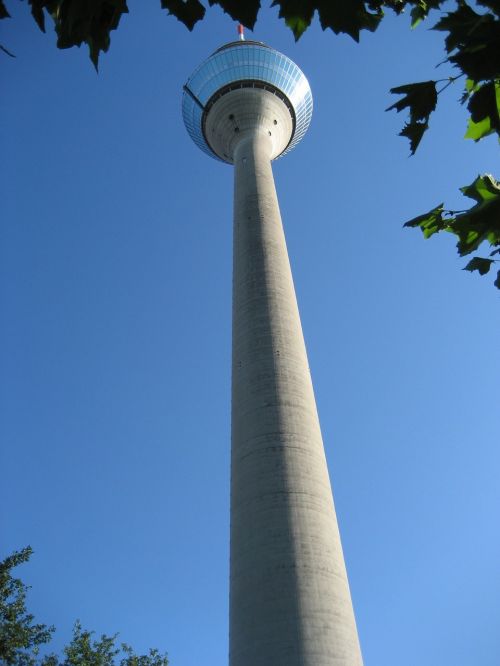 Tv Bokštas, Diuseldorfas, Reino Bokštas, Orientyras, Dangus, Bokštas, Architektūra