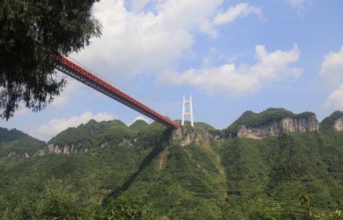 Nykštukinis Tiltas, Nykštukas, Kabantis Tiltas, Vakarų Hunane, Diena