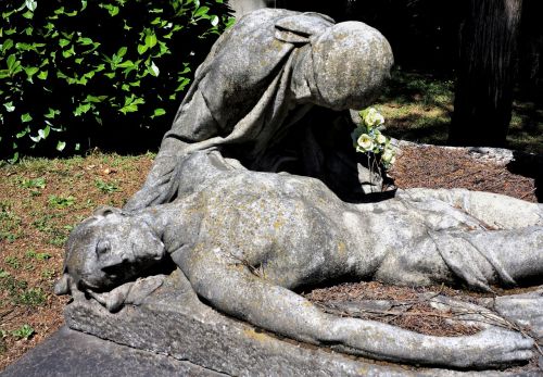 Mirti, Mirtis, Skulptūra, Paminklas, Kapas, Kapinės, Milanas, Italy