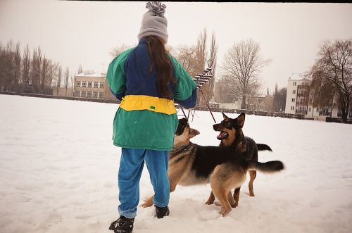 Lublin,  Mergina Ir Šuo