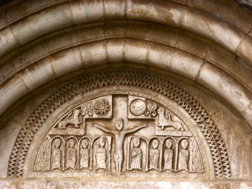 Blauzdikaulis, Portalas, Romanesque, Pantocrator, Palengvėjimas, Siurana