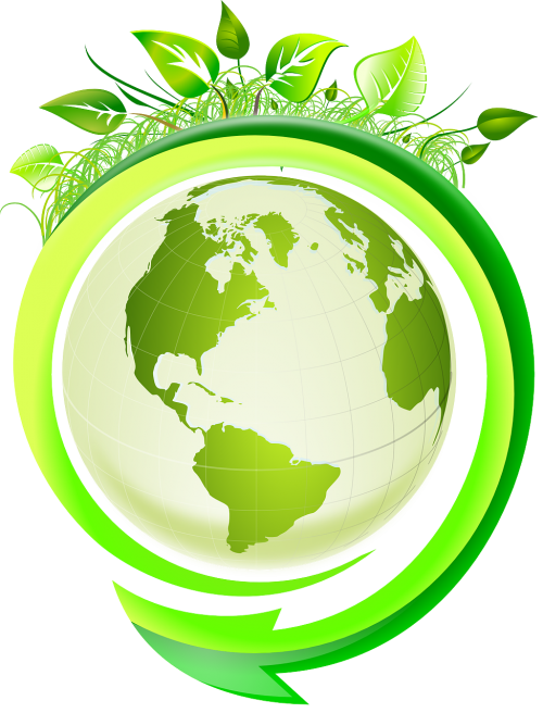 Žemė, Gaublys, Pasaulis, Ekologija, Žalias, Verde, Perdirbimas, Nemokama Vektorinė Grafika