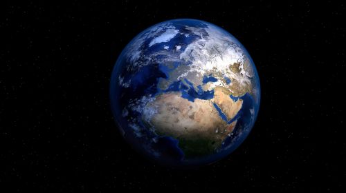 Žemė, Planeta, Pasaulis, Gaublys, Erdvė, Pasaulio Žemėlapis, Afrika, Europa, Atvaizdavimas, 3D Modelis, Vizualizacija, 3D Modelis
