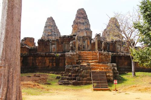 Rytinė Mebon, Kalnas, Šventykla, Kelionė, Senovinis, Senas, Gražus, Angkor Wat, Siem Grižti, Kambodža, Asija, Senovės, Architektūra, Khmer, Sugadinti, Budizmas, Akmuo, Religija, Turizmas, Unesco, Paveldas, Angkor, Turistinis