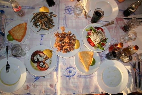 Valgyti, Pietauti, Calamaris, Maistas, Mityba, Maitinti, Žuvis, Graikų Kalba