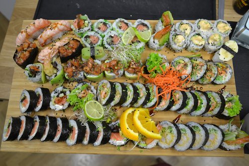 Valgymas,  Sushi,  Japonija,  Ryžių,  Azijoje,  Žuvis,  Dumbliai
