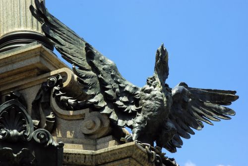 Ecuador, Quito, Bronza, Condor, Statula, Simbolis, Laisvė, Grandinės