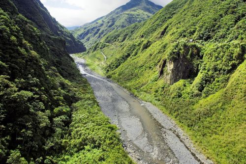 Ecuador, Rio Verde, Torrent, Slėnis, Andes, Aukštis, Kraštovaizdis, Vertigo, Panorama, Žygiai