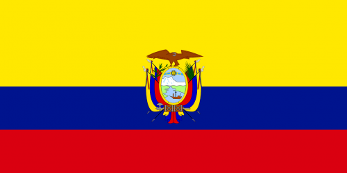Ecuador, Vėliava, Nacionalinis, Simbolis, Šalis, Tauta, Ženklai, Simboliai, Lotynų, Amerikietis, Pietų Amerika, Nemokama Vektorinė Grafika