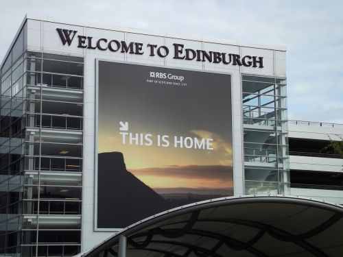 Edinburgas, Oro Uostas, Atvykimas, Sveiki Atvykę, Reklama