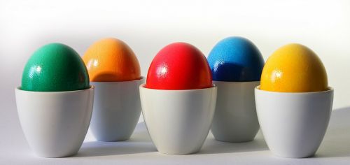 Kiaušinis, Velykų Kiaušiniai, Spalvinga, Spalva, Skanus, Hartgekocht, Mėlynas, Geltona, Raudona, Oranžinė, Žalias