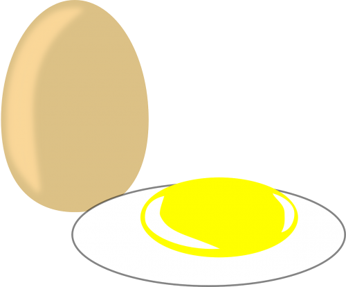 Kiaušinis, Maistas, Kūrybinis Kiaušinis, Mityba, Pusryčiai, Nemokama Vektorinė Grafika