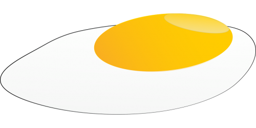 Kiaušinio Trynys, Kiaušinienė, Kiaušinis, Maistas, Pusryčiai, Virimo, Trykas, Nemokama Vektorinė Grafika