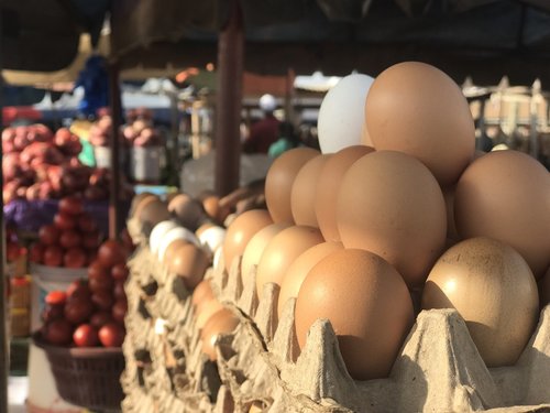 Kiaušiniai,  Turgus,  Maisto,  Omletas,  Dėžes,  Gana,  Afrika