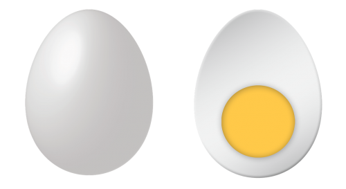 Kiaušiniai, Virtas Kiaušinis