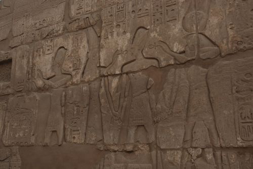 Egiptas, Senovės, Archeologija, Luxor, Karnakas, Šventykla, Paminklai, Stulpeliai, Istorinis, Skulptūra, Akmenys, Vasara, Senas, Įėjimas