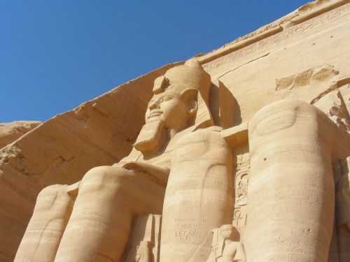 Egiptas, Abu Simbel, Faraonai, Šventykla, Senas, Ramsai