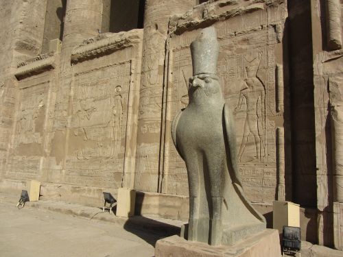 Egiptas, Horas, Senas, Paminklas, Skulptūra, Akmuo, Statula, Turizmas, Religija