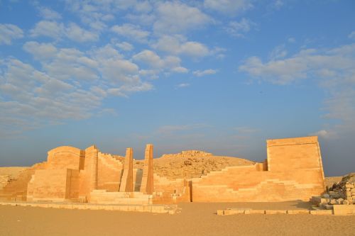Egiptas, Memfis, Smėlis, Peizažas, Žingsnis Piramidės, Djoser, Istorinis