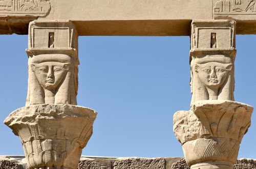 Egiptas, Aswan, Filos Šventykla, Skulptūra, Kelionė, Architektūra, Statula, Senovė