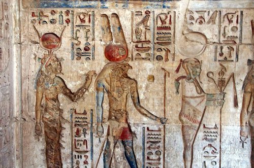 Egiptas,  Kapas,  Deir-El-Medina,  Hieroglifai,  Isis,  Horus,  Osiris,  Dievybės,  Senovinis,  Kultūra,  Tapyba,  Religija,  Menas,  Freska