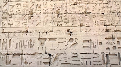 Egiptas,  Karnako,  Hieroglifai,  Rašymas,  Pierre,  Archeologija,  Istorija,  Buvęs,  Sienos Akmens