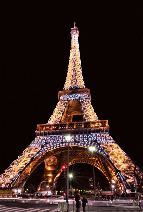 Eifelio Bokštas, Paminklas, Paris, France, Bokštas, Architektūra, Paveldas, Kapitalas, Mirgėjimas, Apšvietimas, Naktis