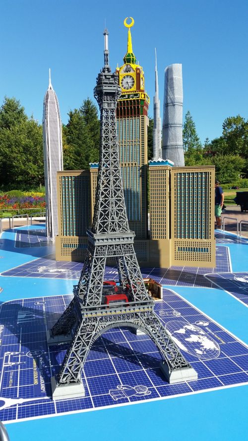 Eifelio Bokštas, Legolandas, Paris, Pramogų Parkas, Miniatiūros, Kapitalas, Orientyras