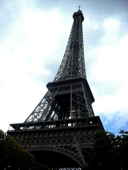 Eifelio Bokštas, Paris, Bokštas, France, Orientyras, Turizmas, Turistų Atrakcijos, Plienas, Architektūra
