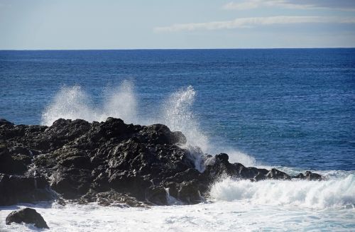 El Golfo, Lanzarote, Атлантический, Naršyti, Uolos Pakrantė, Ocean Surf