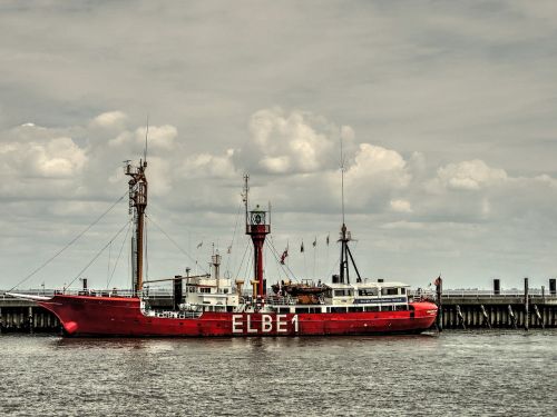 Elbe1, Švyturys, Žvakidė, Vuurtorenschip, Cuxhaven, Wadden Jūra, Feuerschiff