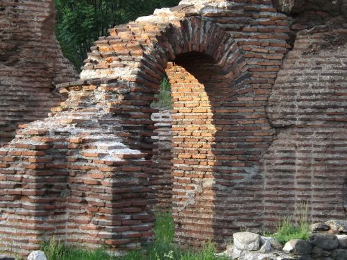 Elenska Bazilika, Bazilika, Tvirtovė, Bulgarija, Plytos, Arka, Įėjimas, Siena