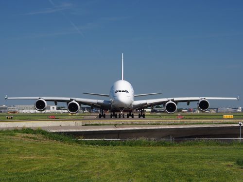 Emiratai,  Airbus A380,  Orlaivis,  Lėktuvas,  Lėktuvas,  Oro Uostas,  Reaktyvinis,  Technologija,  Schiphol
