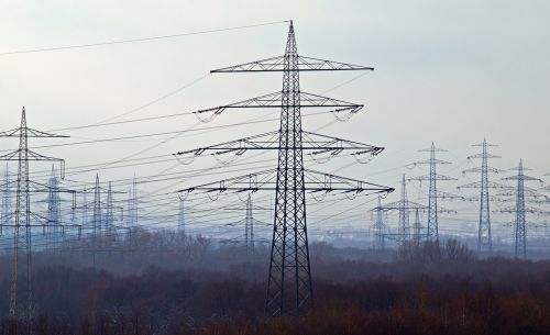 Energija, Dabartinis, Galios Poliai, Jėgos Linija, Elektra, Aukštos Įtampos, Pilonas, Sustiprinti, Strommast, Industrija, Maitinimas, Elektros Laidai