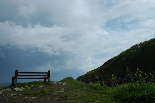 Anglija, Cornwall, Bankas, Jungtinė Karalystė, Dangus, Debesys, Kraštovaizdis, Kalnas, Gamta, Griauna, Lietus