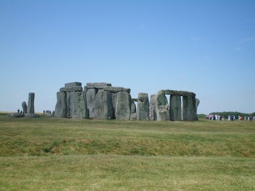 Anglija, Stonehenge, Žalias